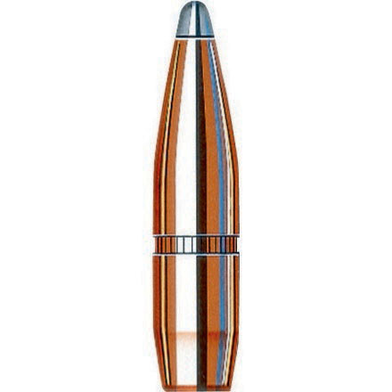 7mm .284 Diameter 162 Grain Boat Tail Spire Point With Cannelure 100 Count