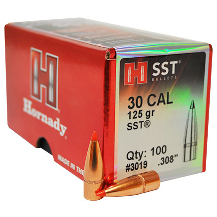 30 Caliber .308 Diameter 125 Grain SST 100 Count