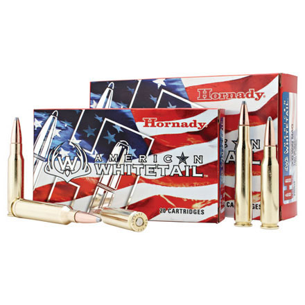 Hornady American Whitetail 243 Winchester 100 Grain Interlock 20 Rounds
