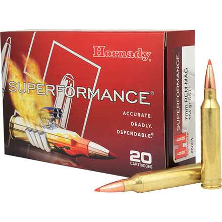 7mm Remington Mag 154 Grain (SST) Super Shock Tipped Superformance 20 Rounds