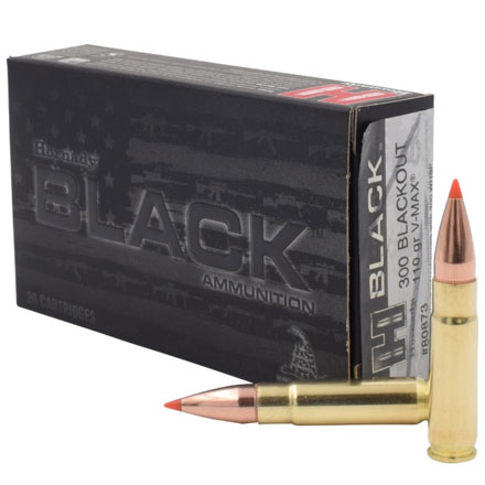 Hornady Black 300 Blackout 110 Grain V-Max 20 Rounds