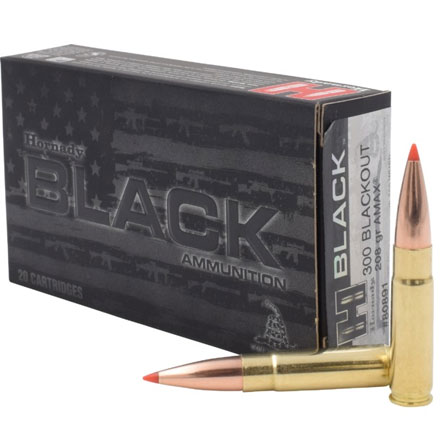 Hornady Black 300 Blackout 208 Grain A-Max 20 Rounds