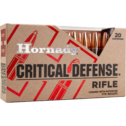 308 Winchester 155 Grain FTX Critical Defense 20 Rounds