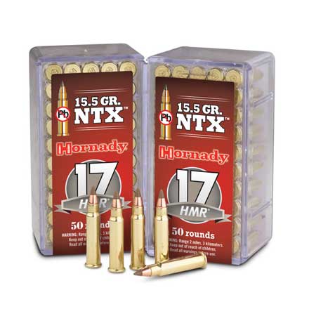 Hornady Varmint Express 17 HMR 15.5 Grain NTX 50 Rounds
