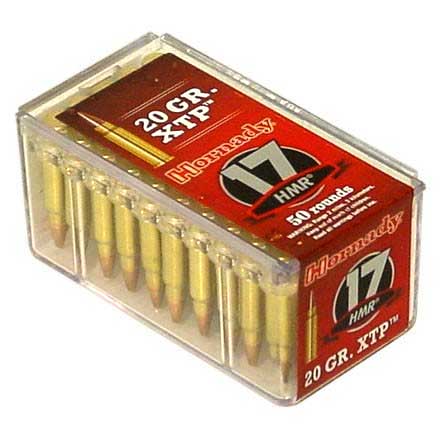 Hornady Varmint Express 17 HMR 20 Grain XTP 50 Rounds