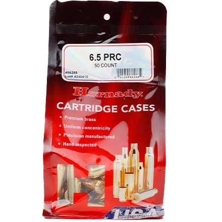 6.5 PRC Unprimed Rifle Brass 50 Count