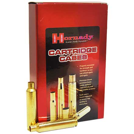 30 Nosler Hornady Unprimed Rifle Brass 20 Count
