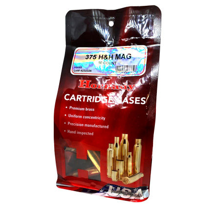 375 H&H Magnum Unprimed Rifle Brass 50 Count