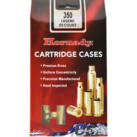350 Legend Unprimed Rifle Brass 50 Count