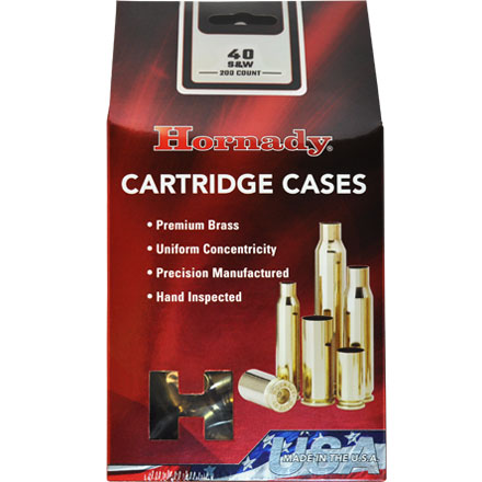 40 Smith and Wesson Unprimed Brass 200 Count