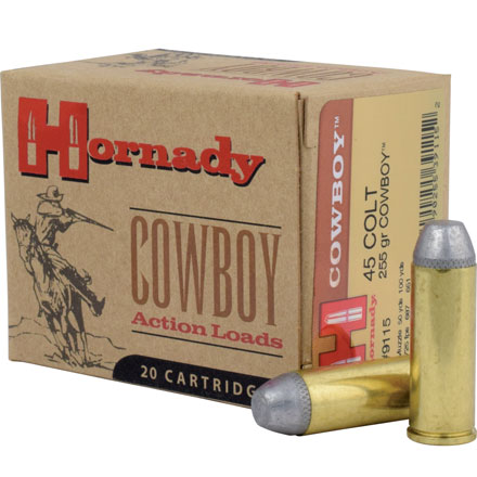 45 Colt 255 Grain Cowboy 20 Rounds