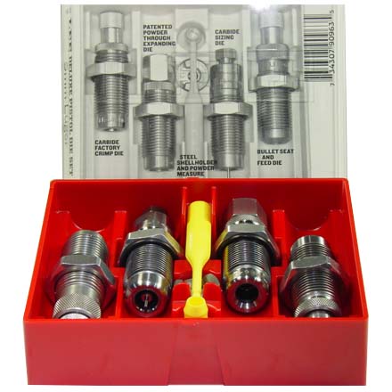 380 Auto Deluxe Pistol Carbide 4 Die Set With Shellholder