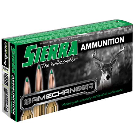 Sierra Game Changer 6mm Creedmoor 100 Grain Tipped GameKing 20 Rounds