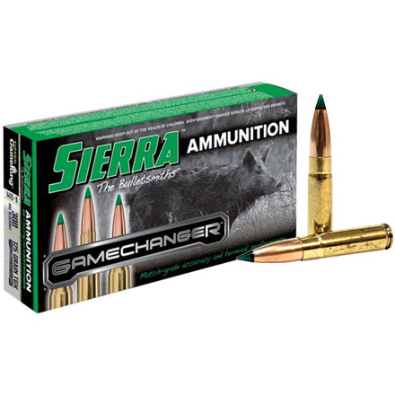 Sierra Game Changer 300 AAC Blackout 125 Grain Tipped GameKing 20 Rounds