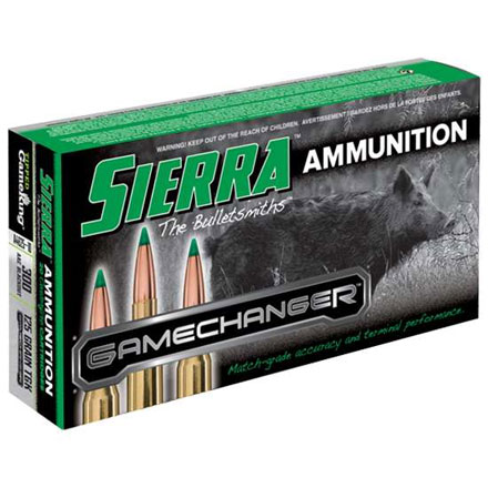 Sierra Game Changer 300 AAC Blackout 125 Grain Tipped GameKing 20 Rounds
