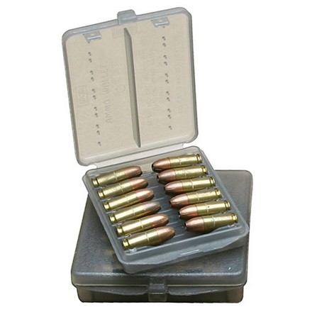 45 Auto 18 Round Ammo Wallet Clear Smoke