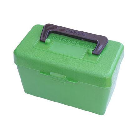 Handled 50 Round Ammo Box 30-378 /375 H&H /378 Mag /500 Nitro Green
