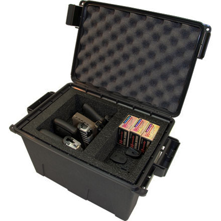 Dark Grey Tactical Pistol Handgun Case For 4 Guns