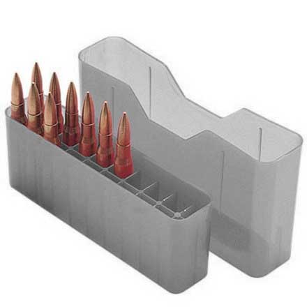 Slip Top 20 Round Ammo Box 17 /222 /222 Mag /204 /223 Smoke