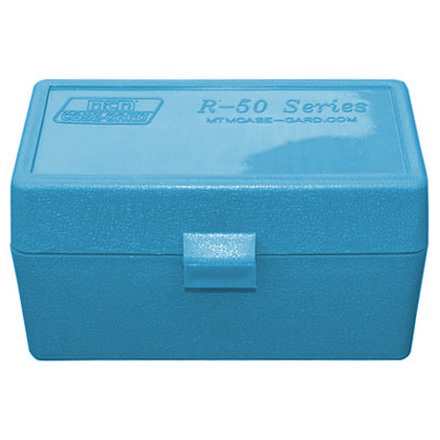 Flip Top 50 Round Ammo Box 22-250 /308 Win Blue