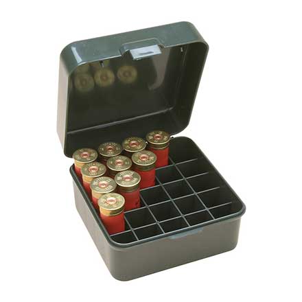 Flip Top 25 Round Dual Gauge Shotshell Ammo Box 12 and 20 Gauge Up To 3