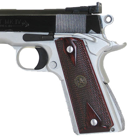 1911 Custom Grip Panels Double Diamond Rosewood