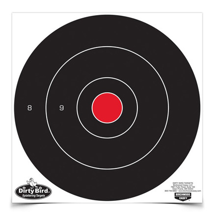 Dirty Bird 12" Round Bulls Eye Splattering Target (100 Pack)