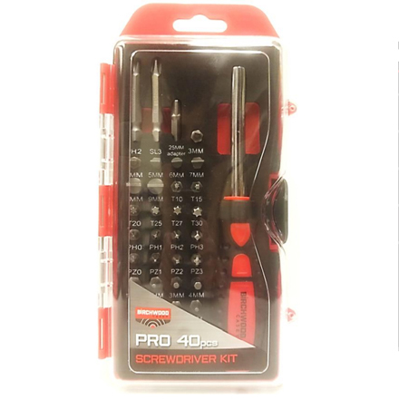 Pro Screwdriver Set 40 Piece Kit
