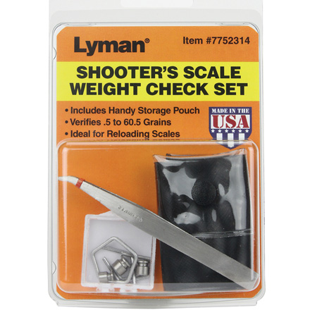 Shooters Check Weight Set