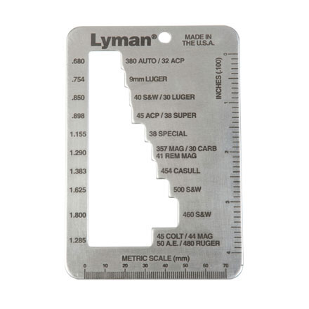 E-ZEE Pistol Case Gauge