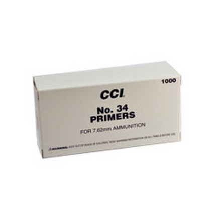 CCI Mil-Spec #34/7.62 NATO Large Rifle Military Primers 1000 Count
