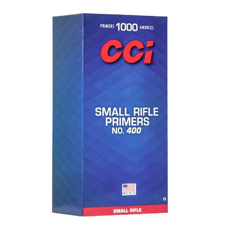 CCI #400 Small Rifle Primers 1000 Count