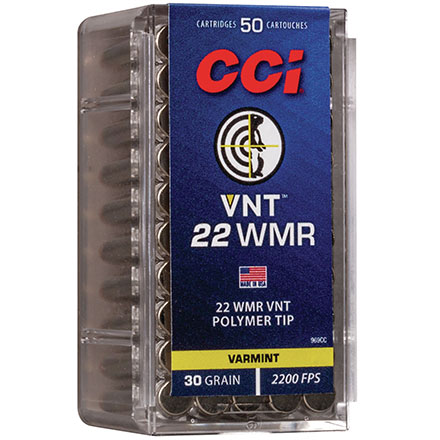 CCI 22 WMR 30 Grain VNT 50 Rounds