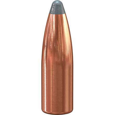 7mm .284 Diameter 130 Grain Hot Cor Spitzer Soft Point 100 Count