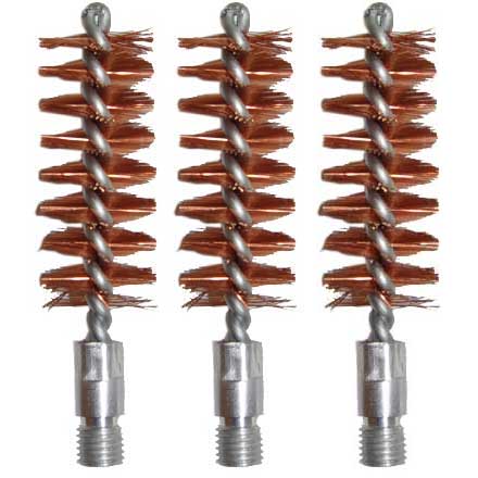 20 Gauge Bronze Bristle Bore Brush 3 Pack 5-16/27" Thread