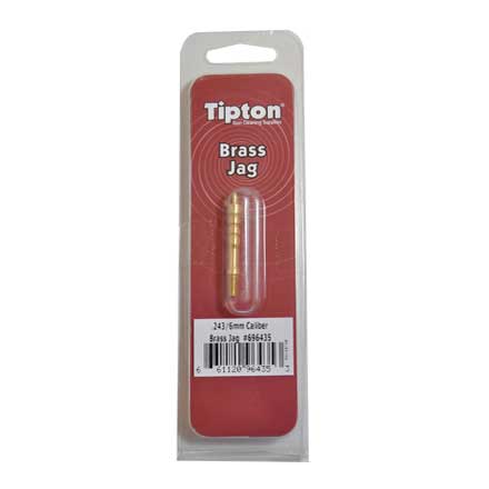 243 / 6mm Caliber Brass Cleaning Jag 8/32" Thread