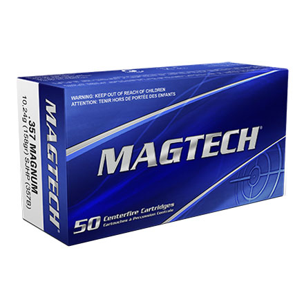 357 Magnum 158 Grain Semi Jacketed Hollow Point 50 Rounds