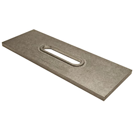 Premium Butt Plate Mega 2"x5.5"