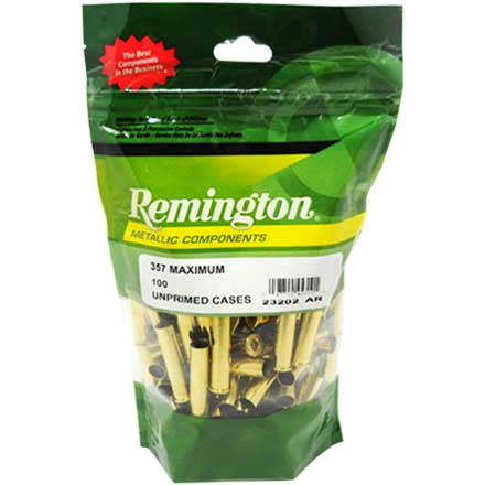 357 Maximum Unprimed Pistol Brass 100 Count