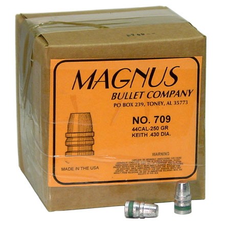 44 Caliber .430 Diameter 250 Grain Keith Style 400 Count
