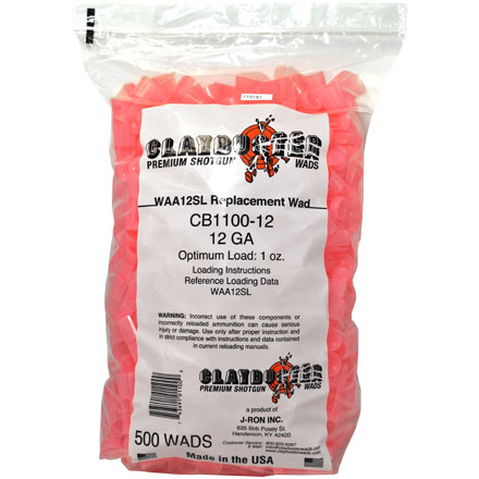 12 Gauge 1 oz. Winchester WAA12SL Style Wads 500 Count