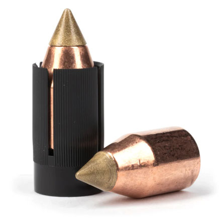 50 Caliber Crush Rib Sabot With .451 Diameter 240 Grain Scorpion Polymer Tip Gold 12 Count