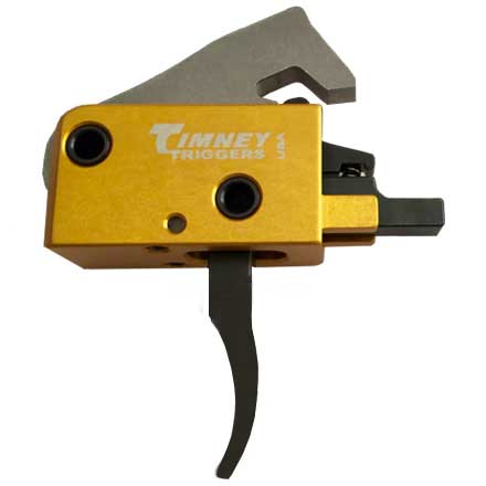 AR PCC Curved Single Stage Drop-In Replacement Trigger 2.5-3 lb Pull (9mm, .40S&W, 45 ACP)