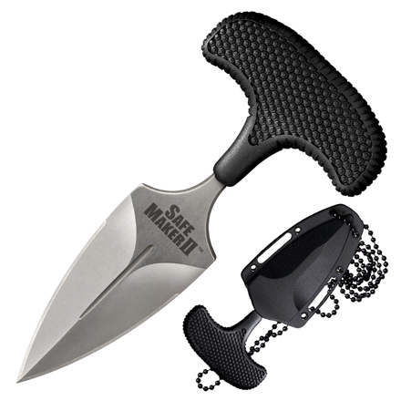 Safe Maker II  5" Overall 3-1/4" Stonewashed Blade with Sheath