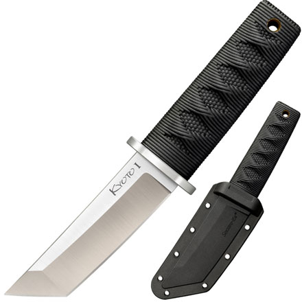 Mini Japanese Tanto Point 6-5/8" Overall 3-1/4" Stainless Steel Blade with Sheath
