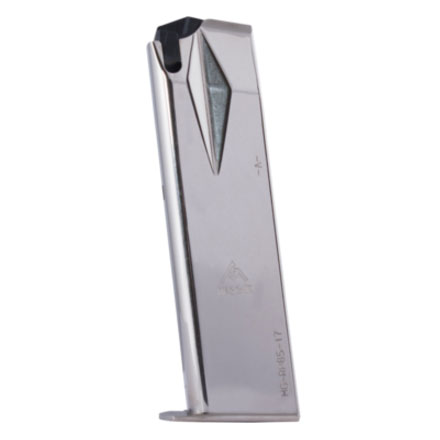 Ruger P85/P89/P93/P94/P95 9mm Flush Fit Nickel Finish 17 Round Mag. (High Capacity)