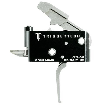 AR-15 Adaptable Flat Two Stage Trigger Stainless Adjustable 2.5-5lb Pull