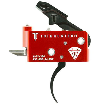AR-15 Diamond Pro Curved Two Stage Trigger Black Adjustable 1.5-4lb Pull