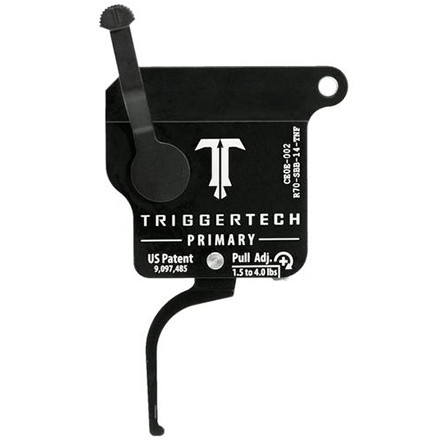Remington 700 Clone Primary Flat Single Stage Trigger No Bolt Release Black 1.5-4lb Pull