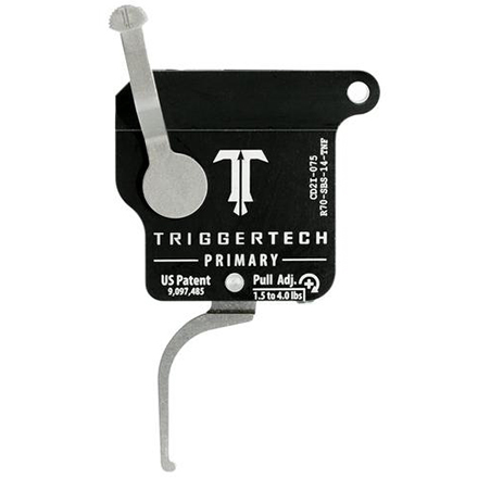 Remington 700 Clone Primary Flat Single Stage Trigger No Bolt Release Stainless 1.5-4lb Pull